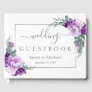 Search for purple wedding guest books Geometric