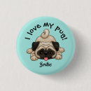 Search for pet pug badges Cute