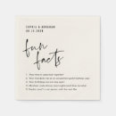 Search for couple fun facts wedding napkins Reception