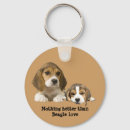 Search for beagles round key rings Puppy