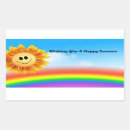 Search for sun shape stickers Rainbow