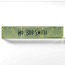 Search for art deco name plates Geometric