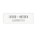Search for wedding elegant return address labels Minimal
