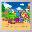 Search for children train posters Locomotive