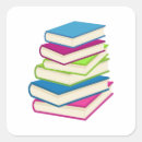 Search for stack of books stickers Pink