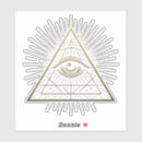 Search for eye symbol stickers Sacred geometry
