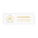 Search for wreaths return address labels Modern