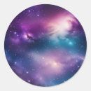 Search for watercolor galaxy stickers Blue