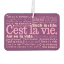 Search for words to live by car accessories Typography
