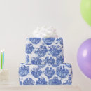 Search for blue willow wrapping paper Toile