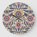Search for pink floral pattern clocks Flowers