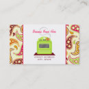 Search for paisley business cards Chef