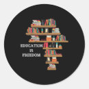 Search for education is freedom stickers Activist