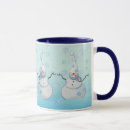 Search for snowman top hat mugs Snowmen