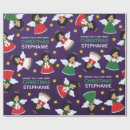 Search for angel wings wrapping paper Black