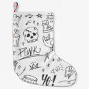 Search for punk christmas stockings Skull