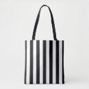 Search for black and white stripes tote bags Lines