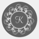 Search for fancy initial stickers Monogrammed