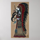 Search for indian headdress art Warrior