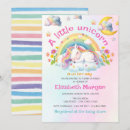 Search for unicorn baby shower invitations Watercolor floral