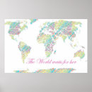 Search for world map nursery posters Cute