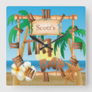 Search for tiki bar clocks Beach