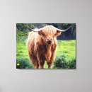 Search for cow canvas prints Highland