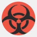 Search for biohazard round stickers Logo
