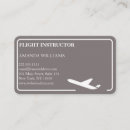 Search for flight instructor business cards Airport
