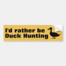 Search for duck hunting bumper stickers Animals