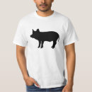 Search for black pig tshirts White
