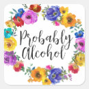 Search for alcoholic stickers For her