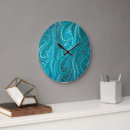 Search for blue marble clocks Vintage