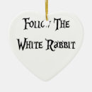 Search for heart shaped christmas tree decorations Rabbit