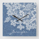Search for denim clocks Lace