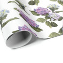 Search for hydrangea flowers wrapping paper Purple