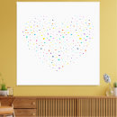 Search for multicolor hearts art Watercolor