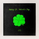 Search for four leaf clover puzzles Shamrock