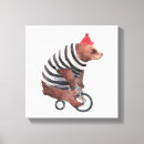 Search for funny animal canvas prints Bear