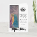 Search for aquarius birthday cards Water