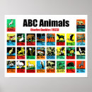 Search for animal alphabet kids posters Letters
