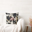 Search for black and white cowhide cushions Cowgirl
