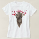 Search for sloth christmas tshirts Santa