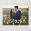 Search for glitter save the date postcards Engaged