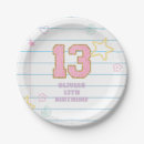 Search for 13th birthday plates Pink
