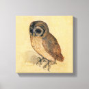 Search for owl canvas prints Vintage