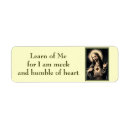 Search for sacred return address labels Jesus