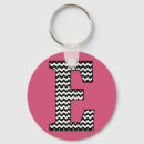 Search for letter e key rings For her