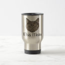 Search for cat art travel mugs Black