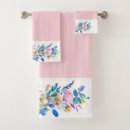 Search for pink floral bath towels Bouquet